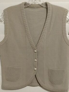 Vintage 70s Sweater Vest By Lucia